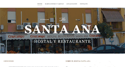 Desktop Screenshot of hostalsantana.com